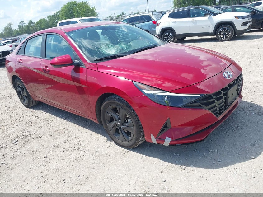 2023 Hyundai Elantra VIN KMHLM4AG7PU438260 IAAI salvage auction — HAIL, Salvage (Missouri), sold $6,600 on 2026-07-20 (photo 1)