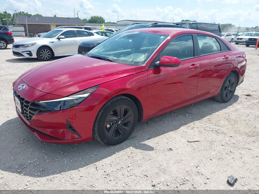 2023 Hyundai Elantra VIN KMHLM4AG7PU438260 IAAI salvage auction — HAIL, Salvage (Missouri), sold $6,600 on 2026-07-20 (photo 2)