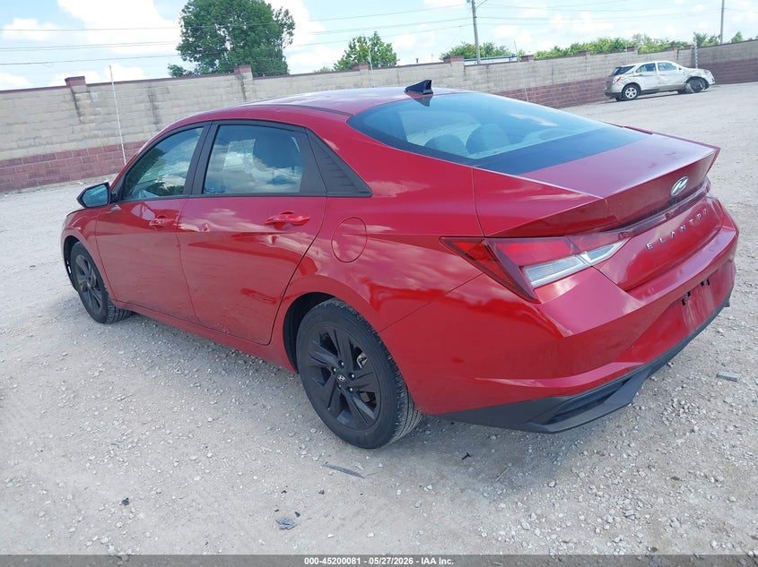 2023 Hyundai Elantra VIN KMHLM4AG7PU438260 IAAI salvage auction — HAIL, Salvage (Missouri), sold $6,600 on 2026-07-20 (photo 3)