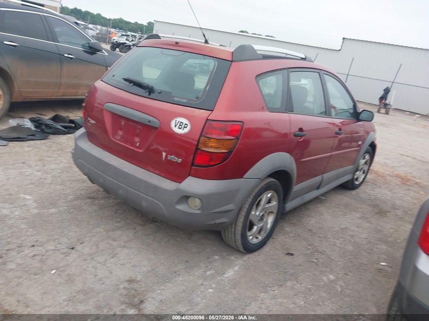 2006 Pontiac Vibe VIN 5Y2SM65806Z450315 IAAI salvage auction — LEFT SIDE, Clear (Oklahoma), sold $475 on 2026-07-23 (photo 4)