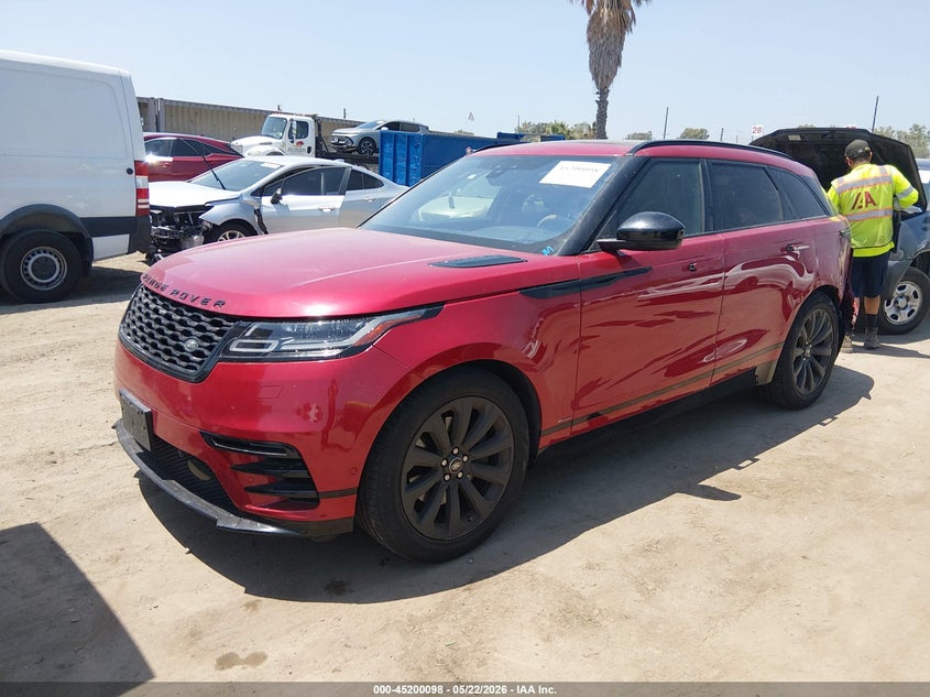 2019 Land rover Range rover velar VIN SALYL2FV9KA221692 IAAI salvage auction — LEFT REAR, Salvage (California), sold $12,100 on 2026-07-29 (photo 2)