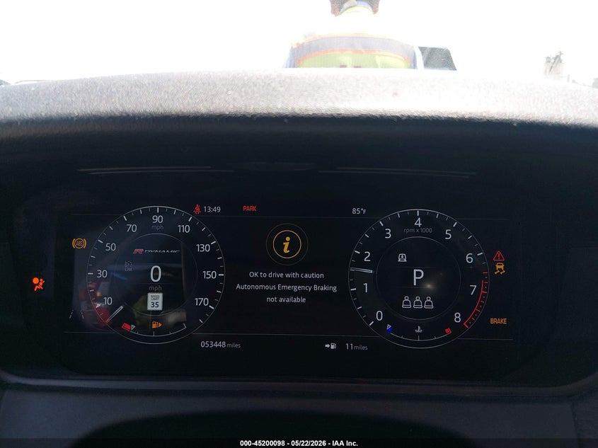 2019 Land rover Range rover velar VIN SALYL2FV9KA221692 IAAI salvage auction — LEFT REAR, Salvage (California), sold $12,100 on 2026-07-29 (photo 7)