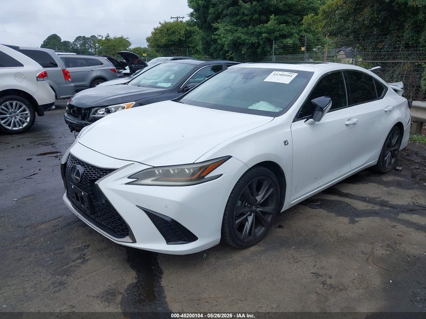2019 Lexus ES VIN 58ABZ1B11KU005265 IAAI salvage auction — REAR END, Wait Title, sold $15,550 on 2026-10-15 (photo 2)