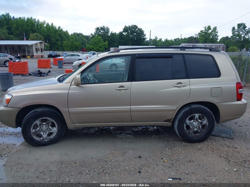 2004 Toyota Highlander VIN JTEGD21A040086367 IAAI salvage auction — NORMAL WEAR, Clear-Dealer Only (North Carolina), sold $975 on 2026-07-14 (photo 6)