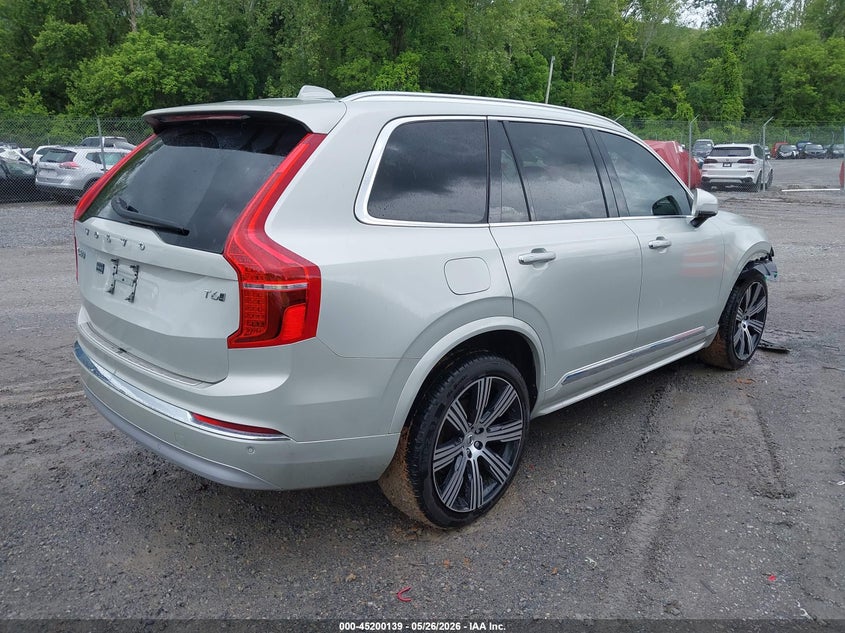 2022 Volvo Xc90 VIN YV4A221L1N1857218 IAAI salvage auction — FRONT END, Salvage (West Virginia), sold $12,200 on 2026-08-04 (photo 4)