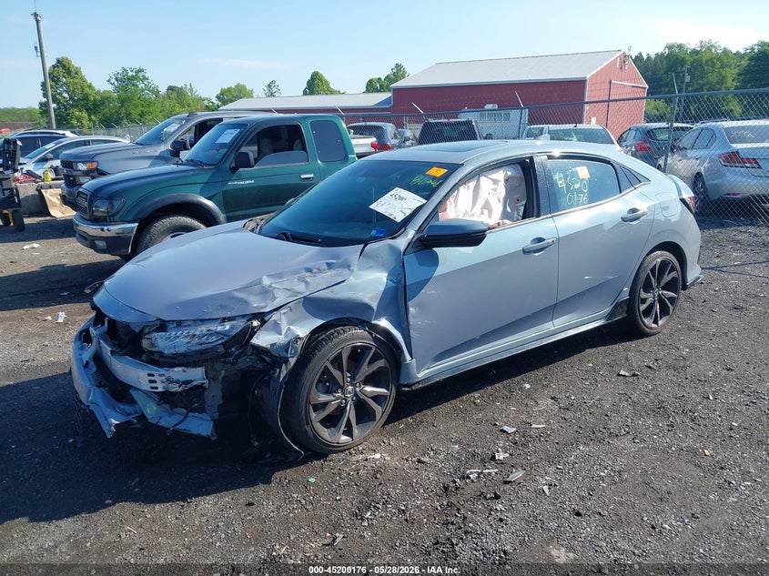 2018 Honda Civic VIN SHHFK7H97JU235383 IAAI salvage auction — FRONT END, Salvage Title, sold $2,500 on 2026-07-15 (photo 2)