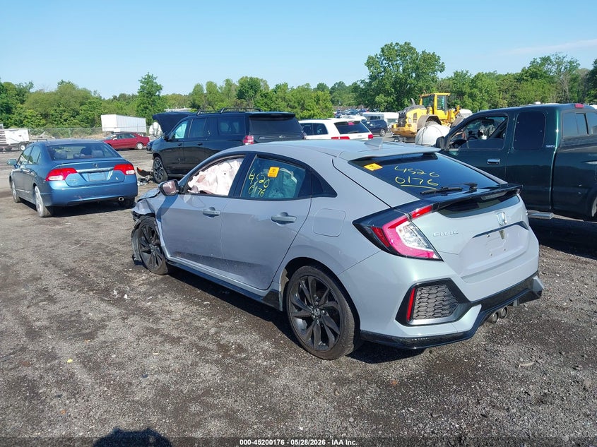2018 Honda Civic VIN SHHFK7H97JU235383 IAAI salvage auction — FRONT END, Salvage Title, sold $2,500 on 2026-07-15 (photo 3)