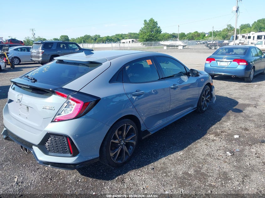 2018 Honda Civic VIN SHHFK7H97JU235383 IAAI salvage auction — FRONT END, Salvage Title, sold $2,500 on 2026-07-15 (photo 4)