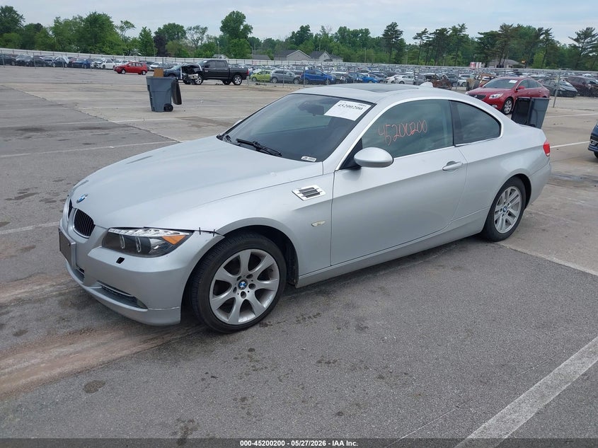 2008 BMW 3 series VIN WBAWC33578PD09283 IAAI salvage auction — NORMAL WEAR, Clear (Indiana), sold $275 on 2026-07-12 (photo 2)