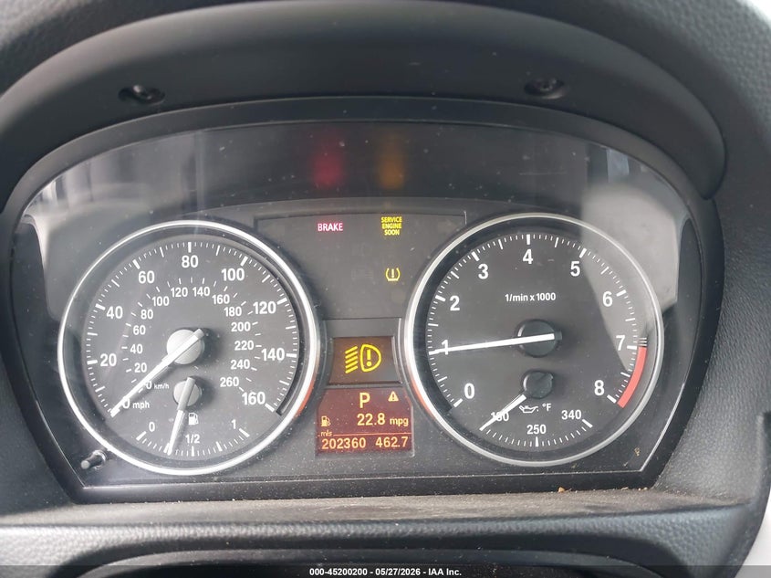2008 BMW 3 series VIN WBAWC33578PD09283 IAAI salvage auction — NORMAL WEAR, Clear (Indiana), sold $275 on 2026-07-12 (photo 7)