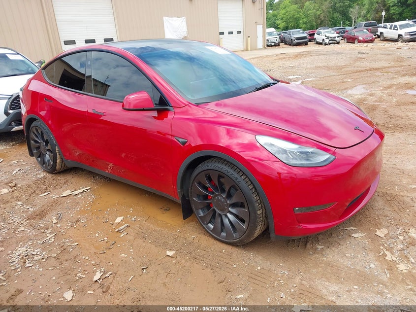 2023 Tesla Model y VIN 7SAYGDEFXPF900678 IAAI salvage auction — REAR END, Salvage Title, sold $11,800 on 2026-07-23 (photo 1)