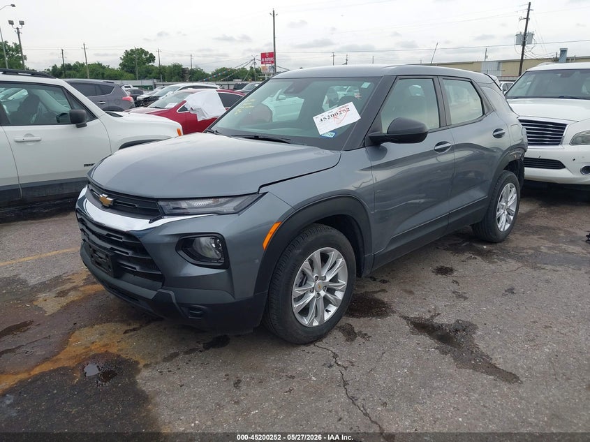 2021 Chevrolet Trailblazer VIN KL79MMS27MB165276 IAAI salvage auction — REAR END, Salvage Title, sold $4,850 on 2026-07-09 (photo 2)