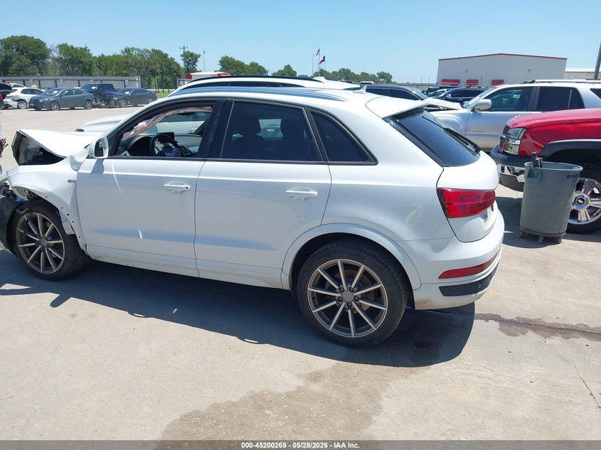 2018 Audi Q3 VIN WA1BCCFS8JR016643 IAAI salvage auction — LEFT FRONT, Original (Texas), sold $3,500 on 2026-07-21 (photo 3)