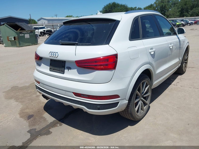 2018 Audi Q3 VIN WA1BCCFS8JR016643 IAAI salvage auction — LEFT FRONT, Original (Texas), sold $3,500 on 2026-07-21 (photo 4)