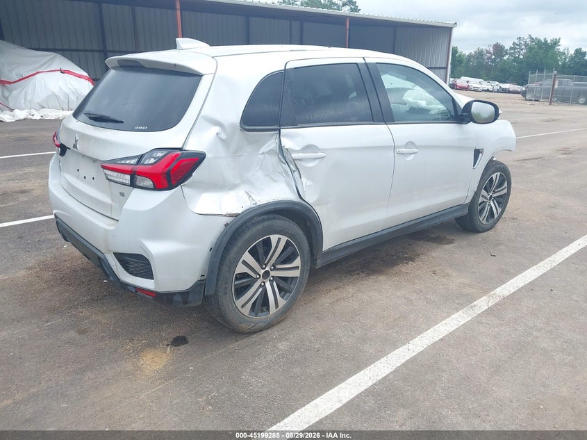 2023 Mitsubishi Outlander VIN JA4ARUAU6PU015599 IAAI salvage auction — FRONT END, Salvage (Mississippi), sold $2,350 on 2026-07-30 (photo 4)