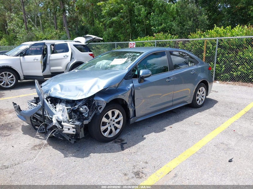 2020 Toyota Corolla VIN 5YFEPRAEXLP099372 IAAI salvage auction — FRONT END, Certificate Of Destruction (Florida), sold $1,750 on 2026-07-20 (photo 2)