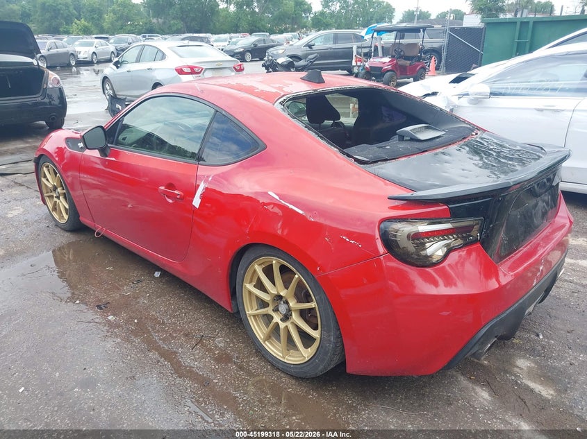2013 Scion Fr-s VIN JF1ZNAA18D2703397 IAAI salvage auction — HAIL, Salvage (Kansas), sold $1,500 on 2026-07-15 (photo 3)
