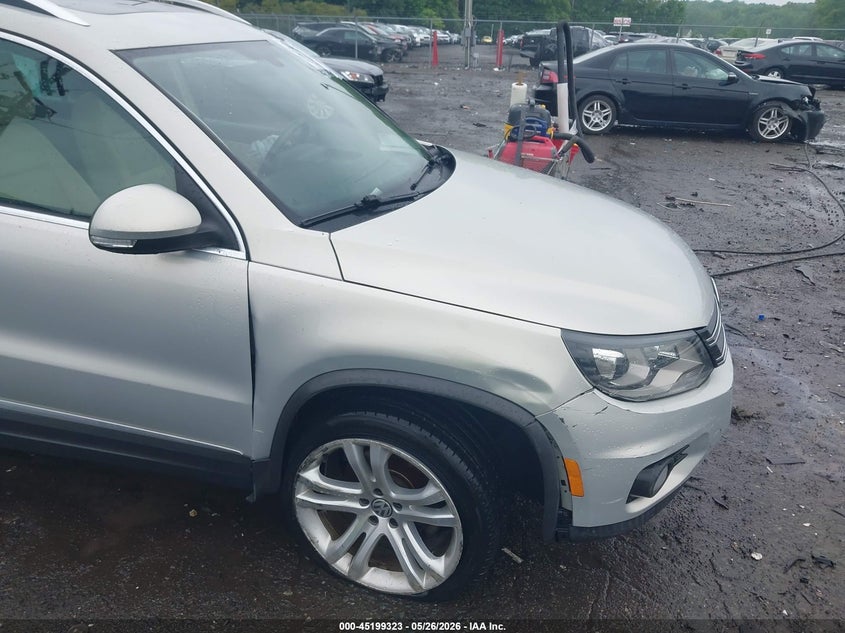 2013 Volkswagen Tiguan VIN WVGBV3AX5DW075606 IAAI salvage auction — RIGHT FRONT, Salvage (Virginia), sold $1,100 on 2026-07-06 (photo 6)