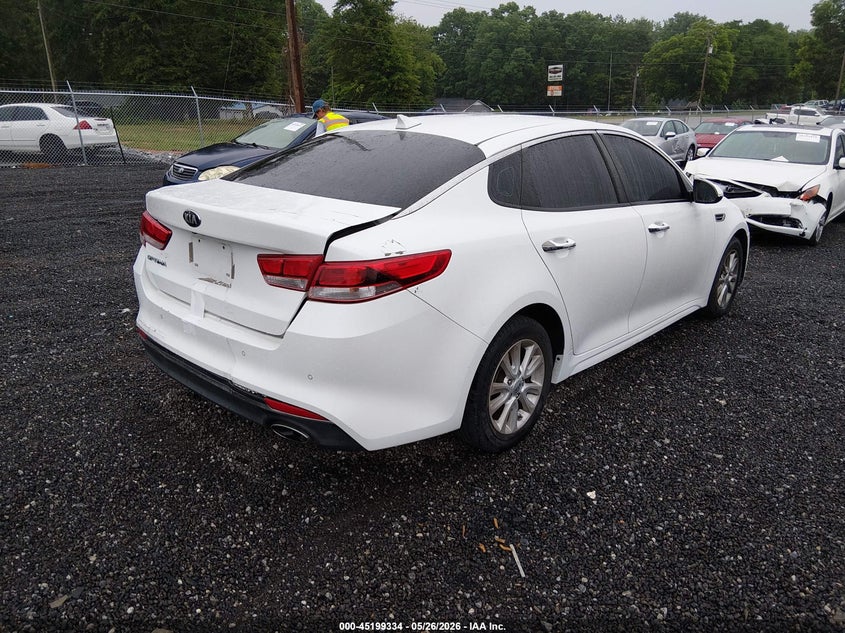2018 Kia Optima VIN 5XXGT4L3XJG255290 IAAI salvage auction — REAR END, Salvage (South Carolina), sold $1,200 on 2026-07-19 (photo 4)