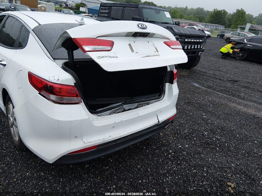 2018 Kia Optima VIN 5XXGT4L3XJG255290 IAAI salvage auction — REAR END, Salvage (South Carolina), sold $1,200 on 2026-07-19 (photo 6)