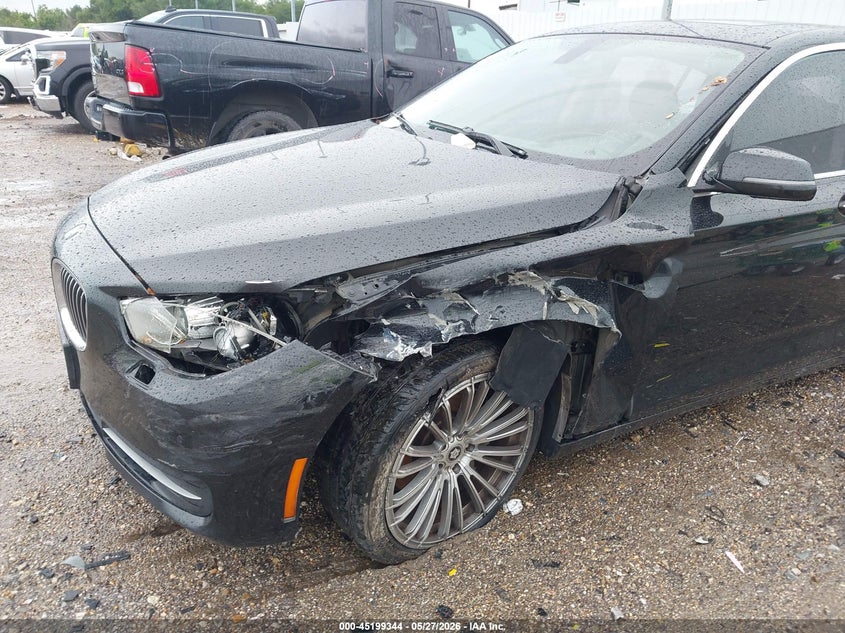 2014 BMW 5er VIN WBA5M2C56ED085792 IAAI salvage auction — LEFT FRONT, Salvage Title, sold $1,950 on 2026-07-09 (photo 6)