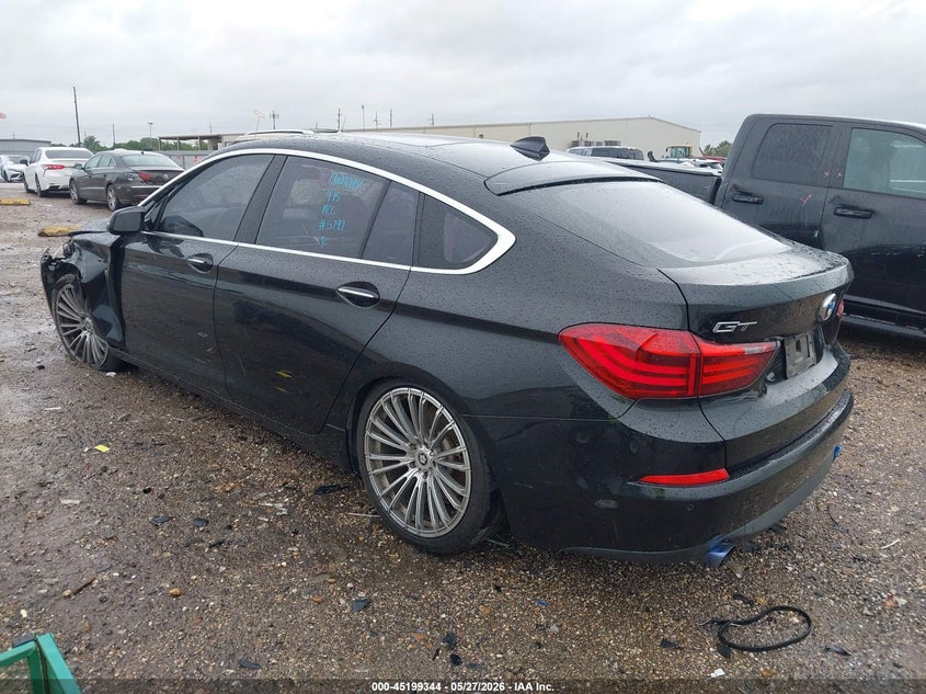 2014 BMW 5er VIN WBA5M2C56ED085792 IAAI salvage auction — LEFT FRONT, Salvage Title, sold $1,950 on 2026-07-09 (photo 3)