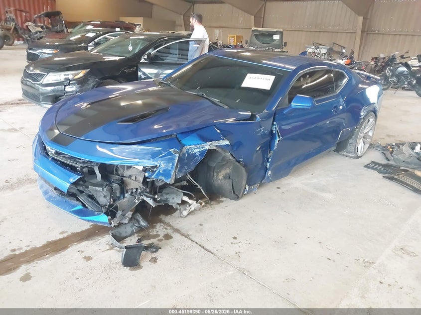 2017 Chevrolet Camaro VIN 1G1FG1R78H0182143 IAAI salvage auction — LEFT FRONT, Salvage (Tennessee), sold $8,550 on 2026-07-29 (photo 2)