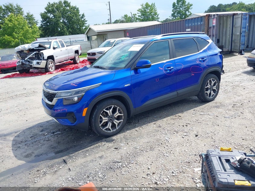 2022 Kia Seltos VIN KNDERCAA0N7268775 IAAI salvage auction — REAR END, Salvage Title, sold $5,375 on 2026-07-07 (photo 2)