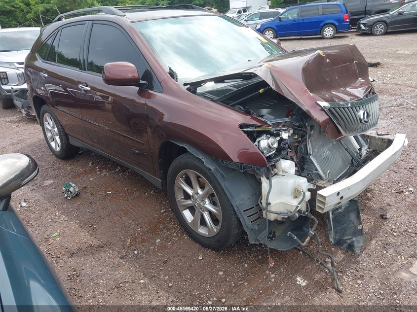 2008 Lexus Rx 350 VIN JTJGK31U389850446 IAAI salvage auction — FRONT END, Salvage (Alabama), sold $525 on 2026-07-08 (photo 1)