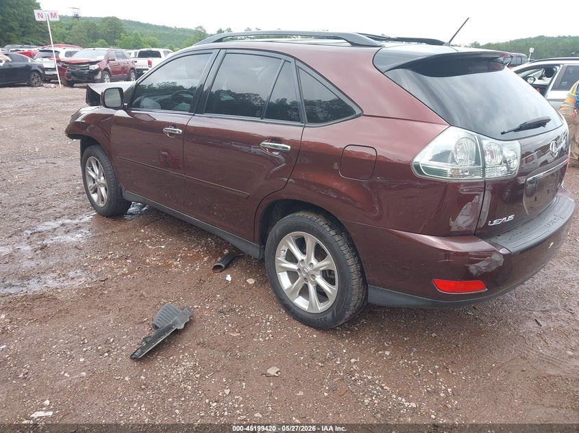 2008 Lexus Rx 350 VIN JTJGK31U389850446 IAAI salvage auction — FRONT END, Salvage (Alabama), sold $525 on 2026-07-08 (photo 3)