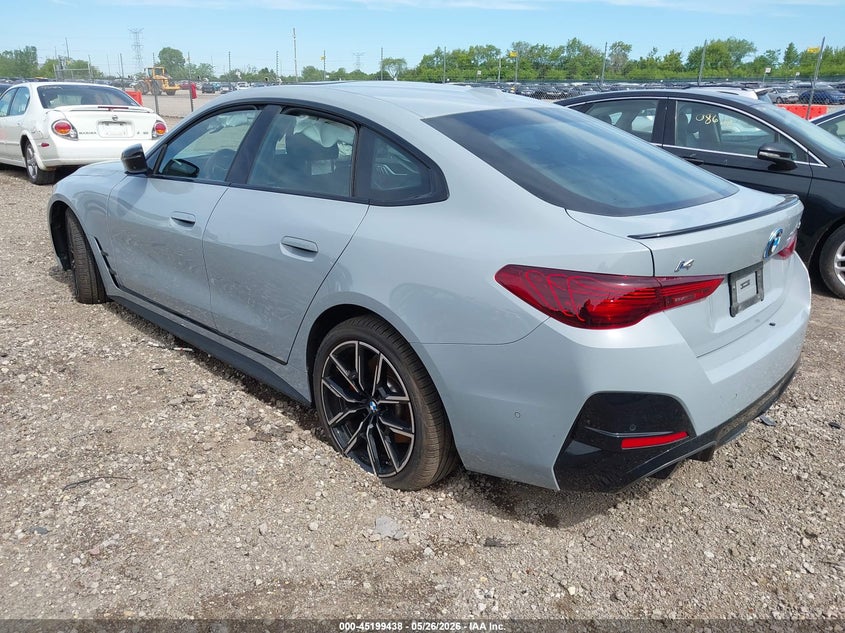2025 BMW I4 VIN WBY43HD06SFU21351 IAAI salvage auction — RIGHT SIDE, Salvage (Illinois), sold $16,100 on 2026-07-30 (photo 3)