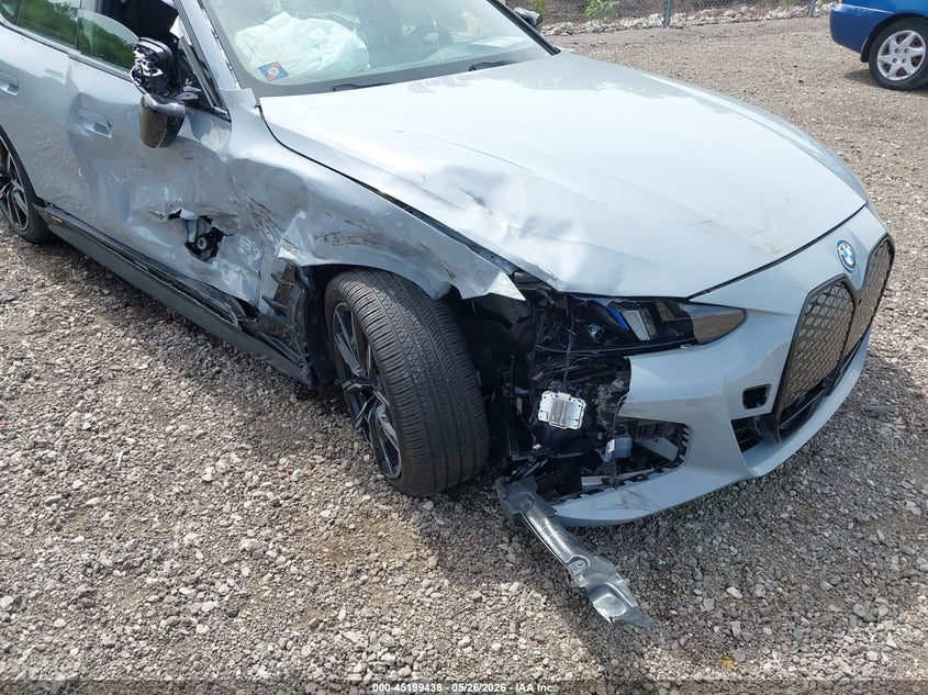 2025 BMW I4 VIN WBY43HD06SFU21351 IAAI salvage auction — RIGHT SIDE, Salvage (Illinois), sold $16,100 on 2026-07-30 (photo 6)
