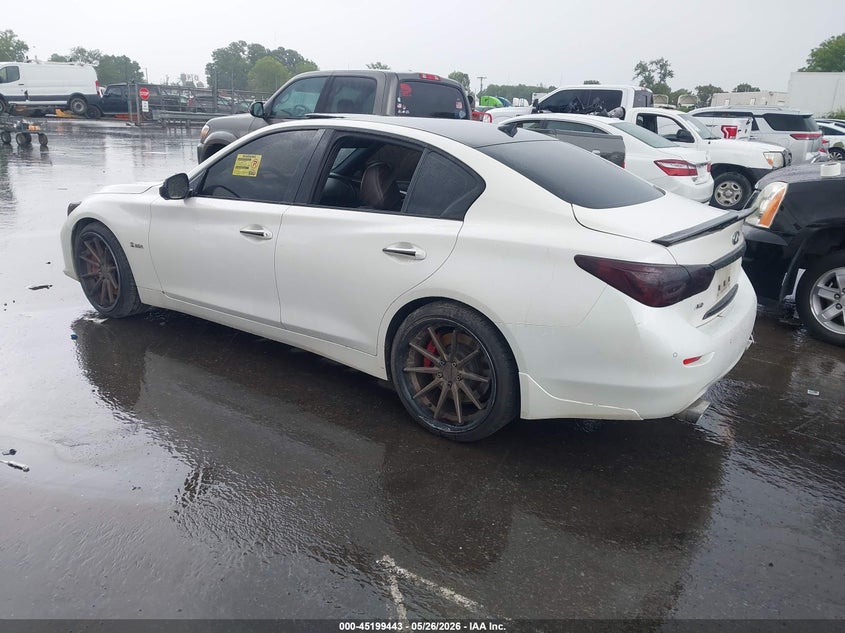 2017 Infiniti Q50 VIN JN1FV7AR8HM870569 IAAI salvage auction — THEFT, Salvage (Idaho), sold $2,800 on 2026-07-29 (photo 3)