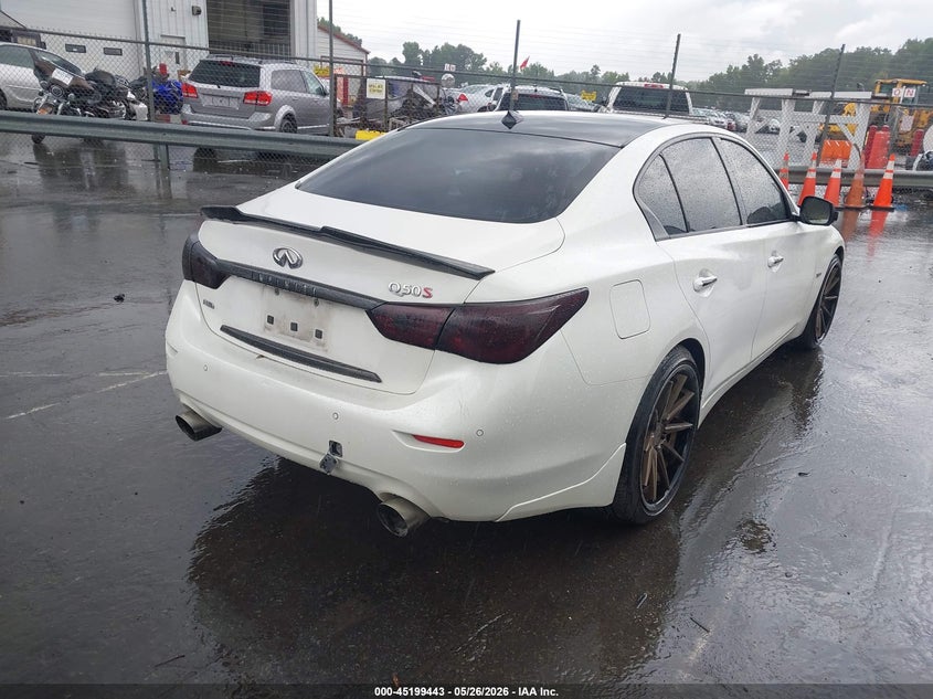 2017 Infiniti Q50 VIN JN1FV7AR8HM870569 IAAI salvage auction — THEFT, Salvage (Idaho), sold $2,800 on 2026-07-29 (photo 4)