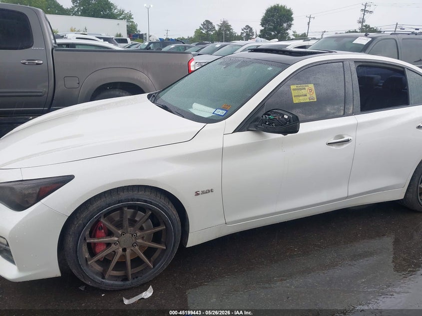 2017 Infiniti Q50 VIN JN1FV7AR8HM870569 IAAI salvage auction — THEFT, Salvage (Idaho), sold $2,800 on 2026-07-29 (photo 6)