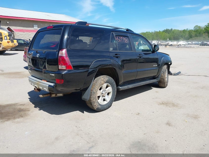 2004 Toyota 4runner VIN JTEBU14R140038415 IAAI salvage auction — ROLLOVER, Salvage (Maine), sold $1,200 on 2026-07-09 (photo 4)