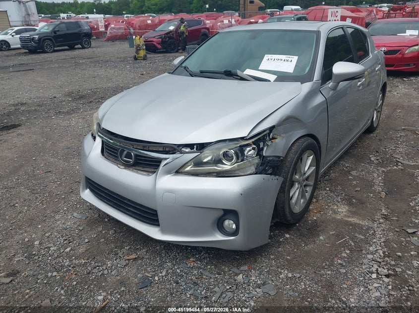 2011 Lexus Ct 200h VIN JTHKD5BH9B2015132 IAAI salvage auction — FRONT END, Salvage (Idaho), sold $1,750 on 2026-07-24 (photo 6)