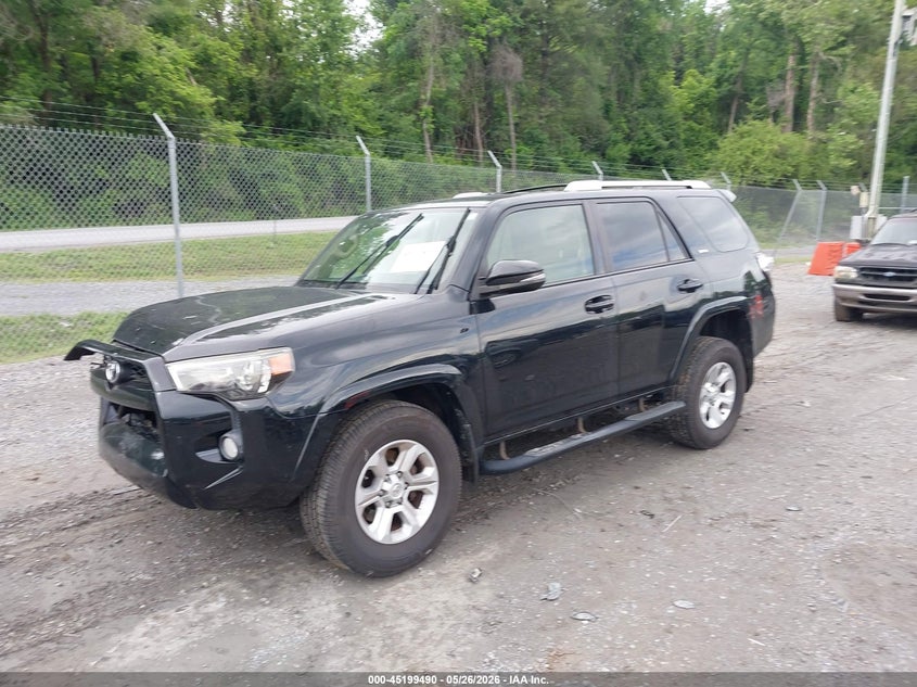 2017 Toyota 4runner VIN JTEBU5JRXH5459005 IAAI salvage auction — FRONT END, Salvage (Virginia), sold $7,300 on 2026-07-30 (photo 2)