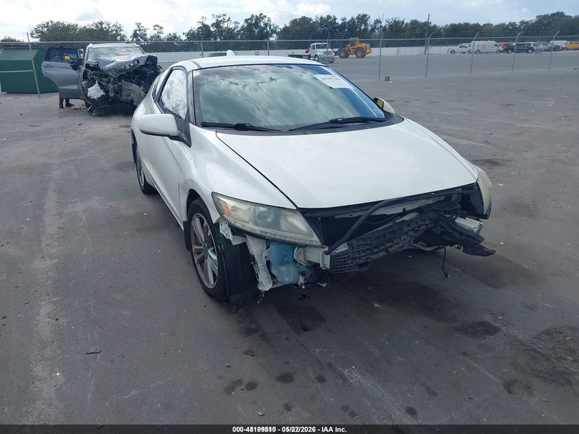 2013 Honda Cr-z VIN JHMZF1D67DS001455 IAAI salvage auction — FRONT END, Rebuildable (Florida), sold $325 on 2026-07-29 (photo 1)