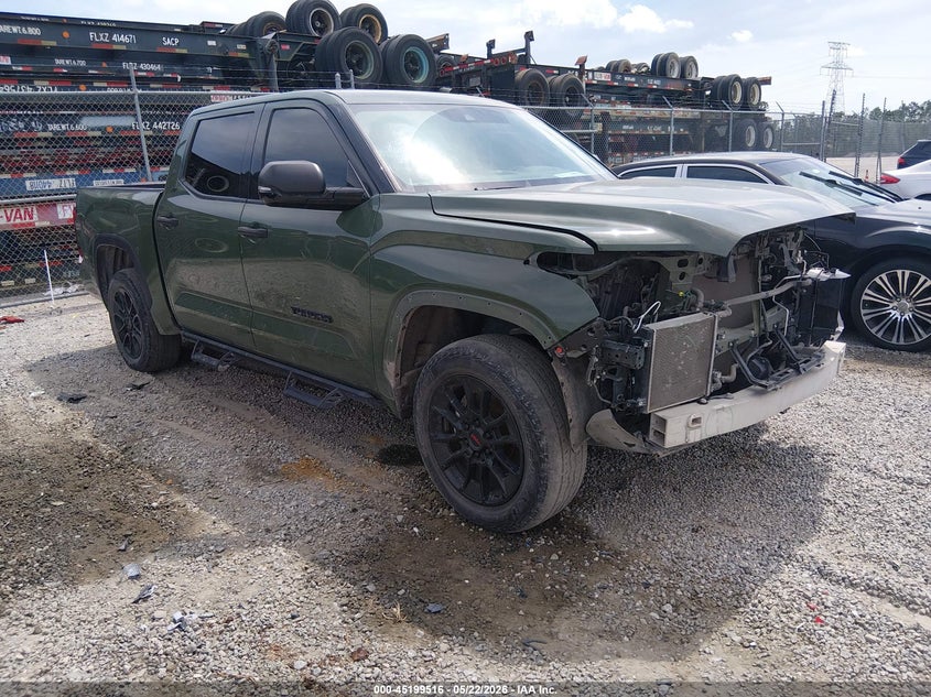 2022 Toyota Tundra VIN 5TFLA5AB3NX015257 IAAI salvage auction — FRONT END, Salvage (Georgia), sold $16,350 on 2026-07-17 (photo 1)