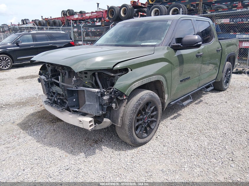 2022 Toyota Tundra VIN 5TFLA5AB3NX015257 IAAI salvage auction — FRONT END, Salvage (Georgia), sold $16,350 on 2026-07-17 (photo 2)