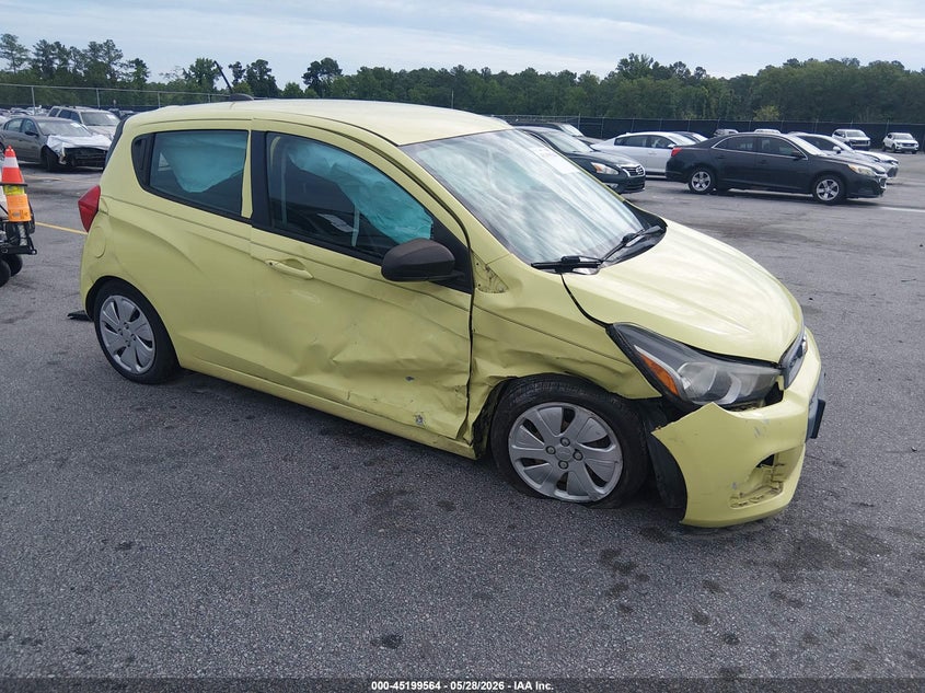 2017 Chevrolet Spark VIN KL8CB6SA4HC721604 IAAI salvage auction — RIGHT SIDE, Salvage (South Carolina), sold $550 on 2026-07-08 (photo 1)