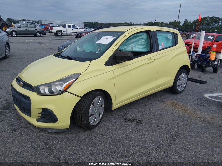 2017 Chevrolet Spark VIN KL8CB6SA4HC721604 IAAI salvage auction — RIGHT SIDE, Salvage (South Carolina), sold $550 on 2026-07-08 (photo 2)