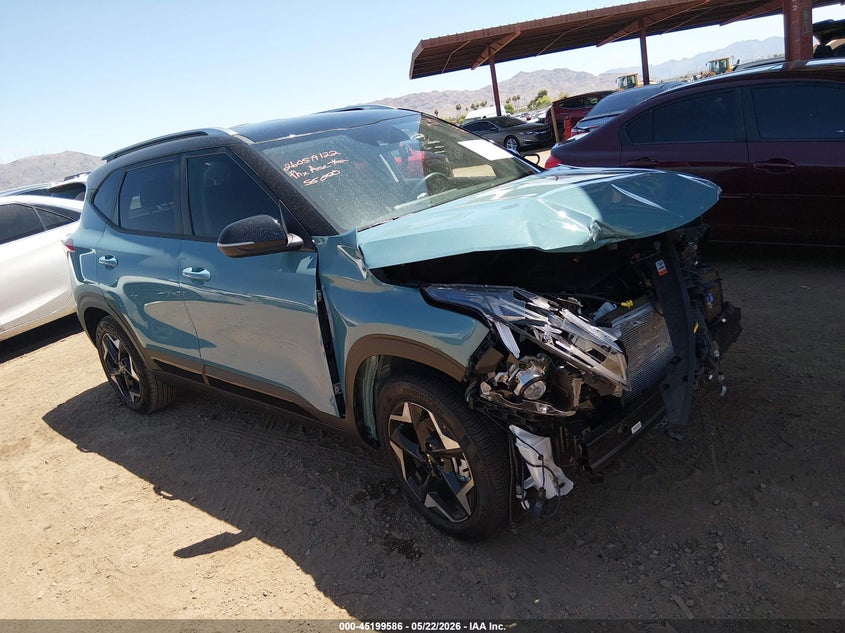 2026 Kia Seltos VIN KNDEU2AA0T7927654 IAAI salvage auction — FRONT END, Salvage (Arizona), sold $5,450 on 2026-07-14 (photo 1)