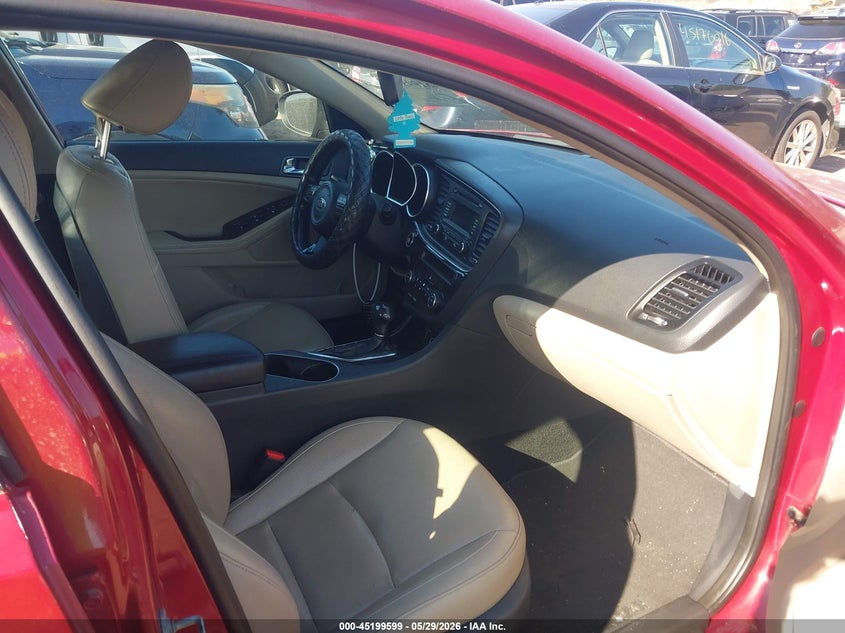 2014 Kia Optima VIN 5XXGN4A78EG275432 IAAI salvage auction — FRONT END, Salvage (Massachusetts), sold $450 on 2026-07-24 (photo 5)