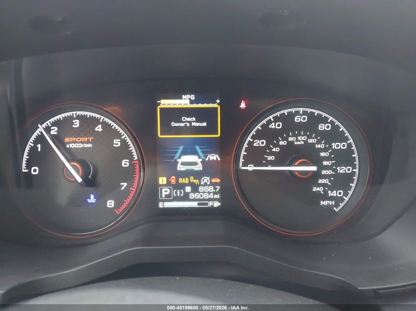 2019 Subaru Forester VIN JF2SKAPC3KH485877 IAAI salvage auction — REAR END, Salvage Title, sold $4,000 on 2026-07-12 (photo 7)