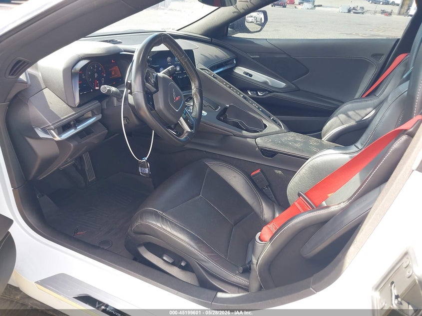 2021 Chevrolet Corvette VIN 1G1YA2D46M5109704 IAAI salvage auction — FRONT & REAR, Salvage Title, sold $41,250 on 2026-07-21 (photo 8)