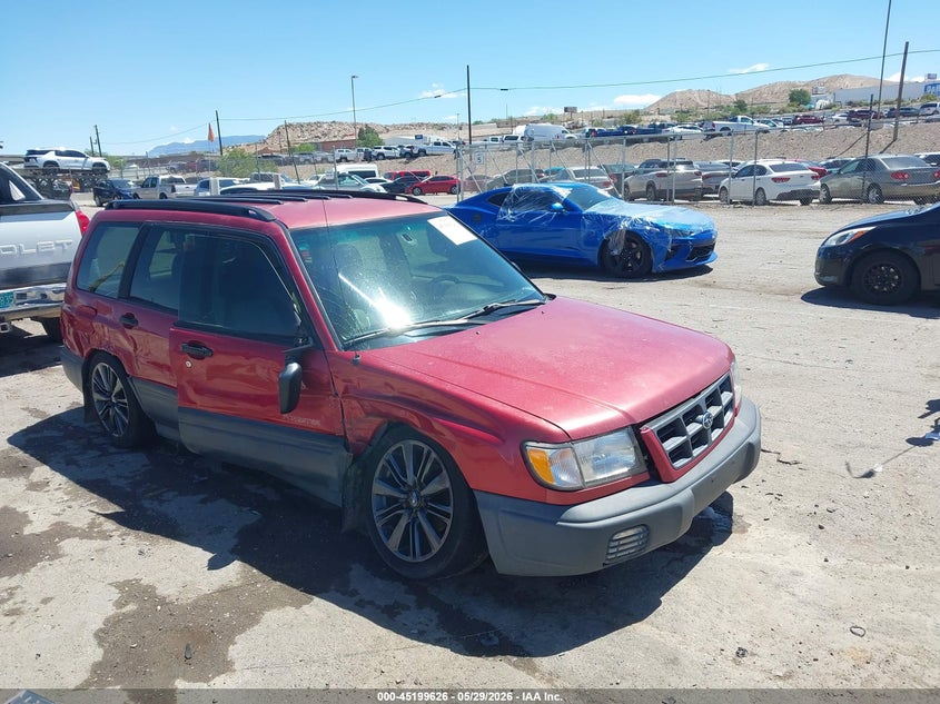 1999 Subaru Forester VIN JF1SF6351XH743513 IAAI salvage auction — RIGHT FRONT, Salvage (New Mexico), sold $225 on 2026-07-06 (photo 1)