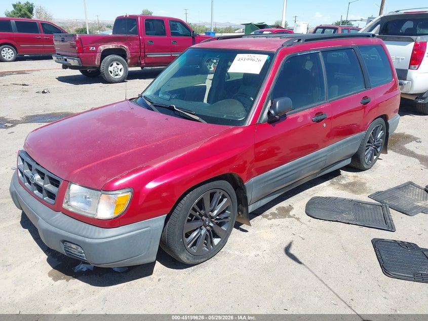 1999 Subaru Forester VIN JF1SF6351XH743513 IAAI salvage auction — RIGHT FRONT, Salvage (New Mexico), sold $225 on 2026-07-06 (photo 2)