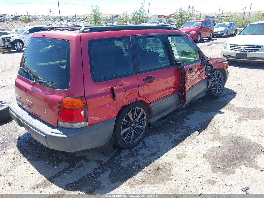 1999 Subaru Forester VIN JF1SF6351XH743513 IAAI salvage auction — RIGHT FRONT, Salvage (New Mexico), sold $225 on 2026-07-06 (photo 4)